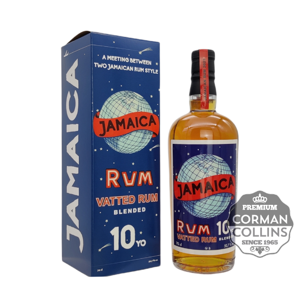 Picture of JAMAICA BLEND 70 CL 50.7° 10 ANS VATTED SMALL BATCH RETRO LABEL