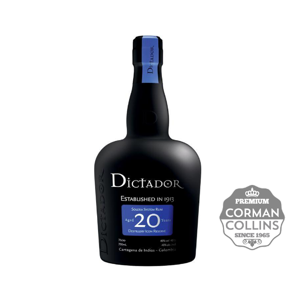 Image de RUM DICTADOR 70CL 40° 20ANS COLOMBIE