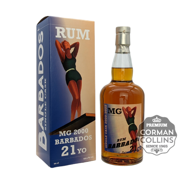 Image de BARBADOS 70 CL 49.3°MOUNT GAY 21YO 2000/2021 SINGLE CASK CORMAN-COLLIN