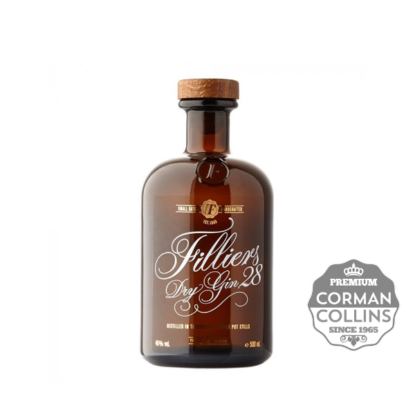 Image de FILLIERS DRY GIN 50CL 46° GIN 28