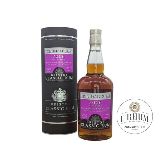 Image de BRISTOL TRINIDAD 70 CL 61.5° 2006/2019 SINGLE CASK 472/2