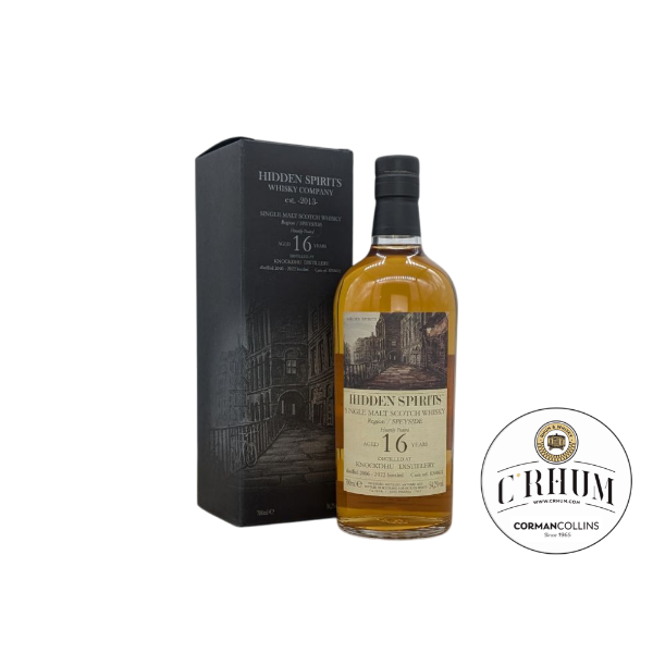 Image de KNOCKDHU 70 CL 54.2°2006/2022 16 YO PEATED HIDDEN SPIRITS