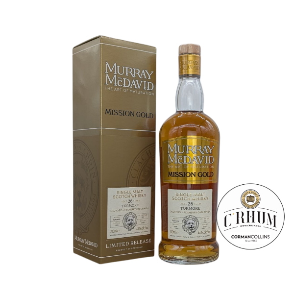 Image de MMcD MISSION GOLD TORMORE 26Y 44.1° OLOROSO PX CASK 70CL