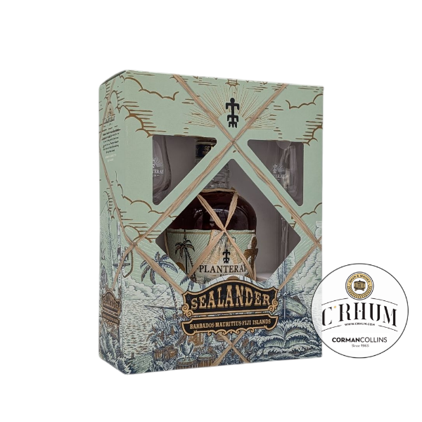 Image de PLANTERAY SEALANDER COFFRET + 2 VERRES 70CL 40°