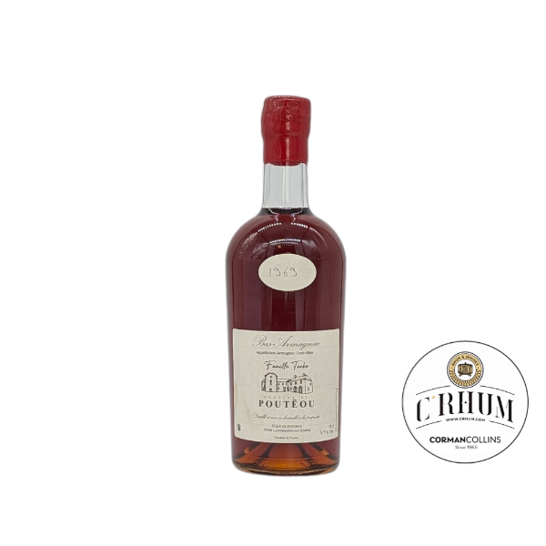 Image de DOMAINE DE POUTEOU BAS ARMAGNAC 1969 70CL 45°